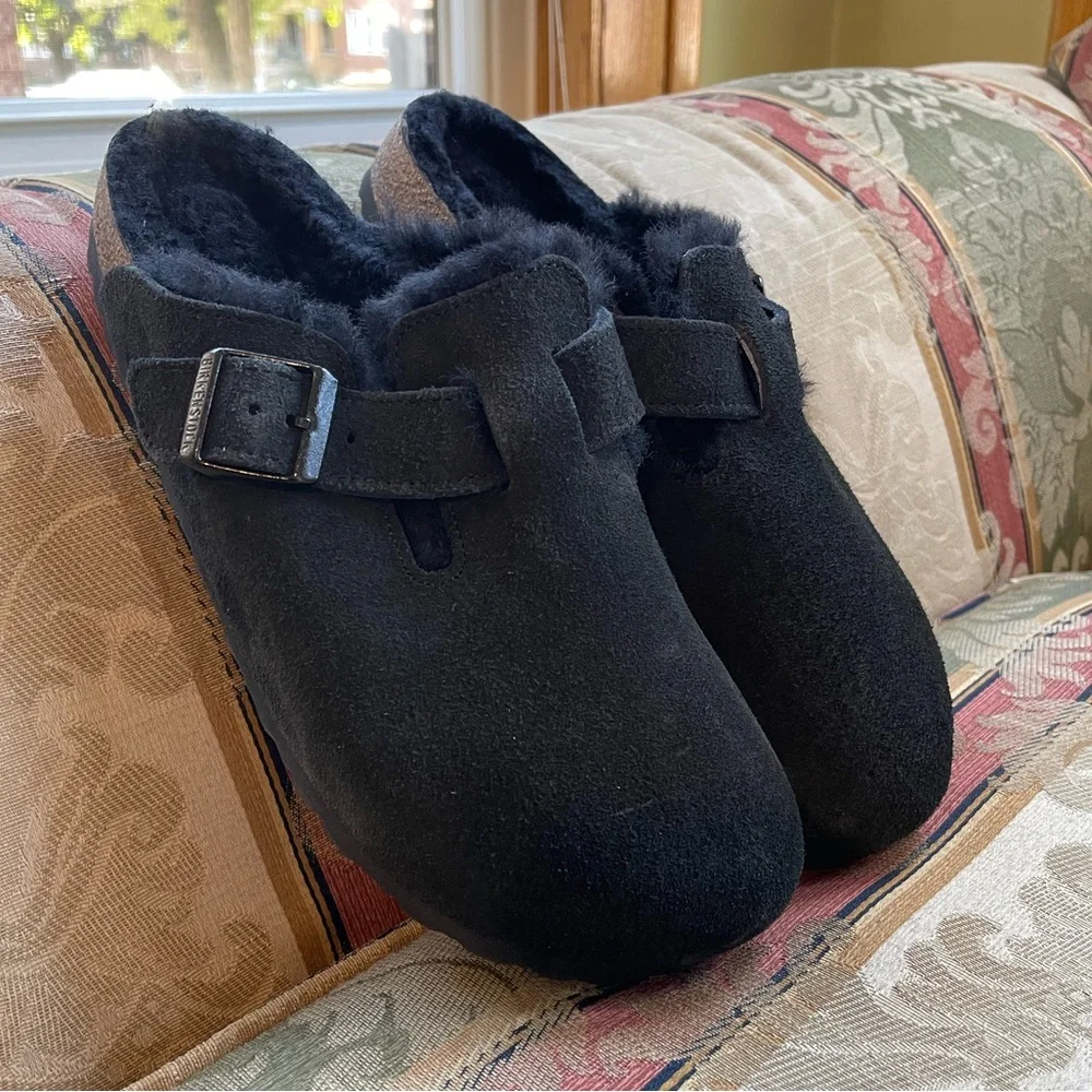 Birkenstock Boston Shearling Suede. Size 10-10.5 Women/ 8-8.5 Men
N17-08 - Picture 2 of 8